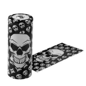 26650 rechargeable battery with scull on it