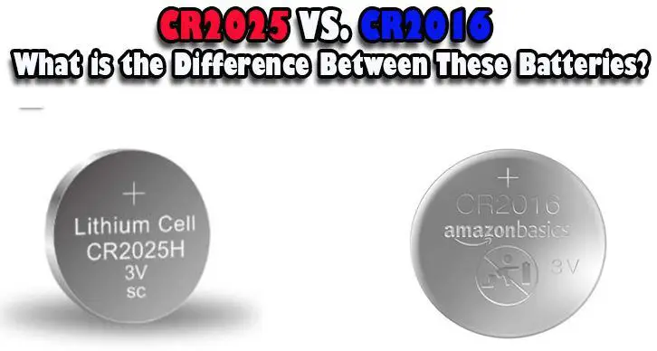 CR2025 VS CR2016
