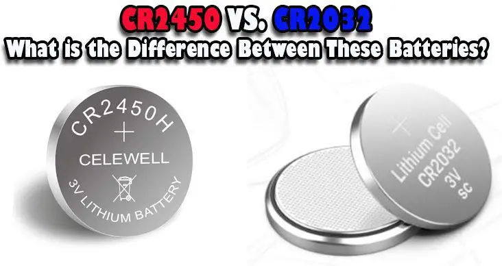CR2450 VS CR2032