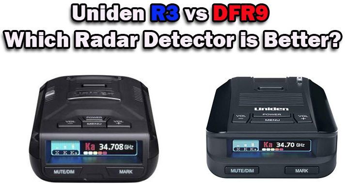 Uniden R3 vs DFR9