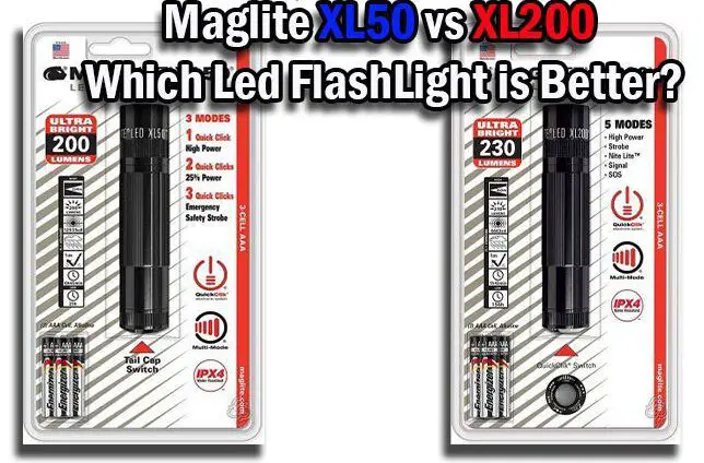 Maglite XL50 vs XL200