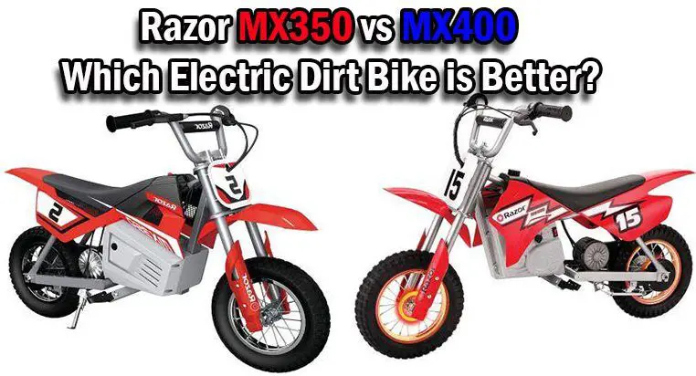 Razor MX350 vs MX400