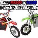 Razor MX500 vs SX500