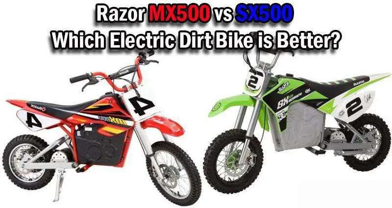 Razor MX500 vs SX500