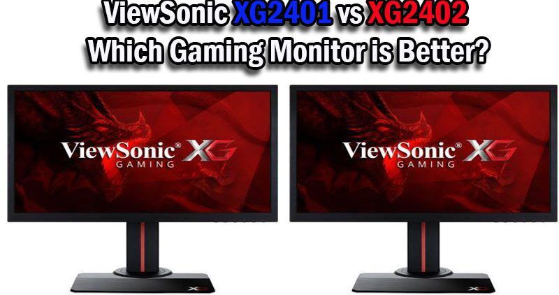 ViewSonic XG2401 vs XG2402