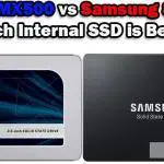 Crucial MX500 vs Samsung 860 EVO