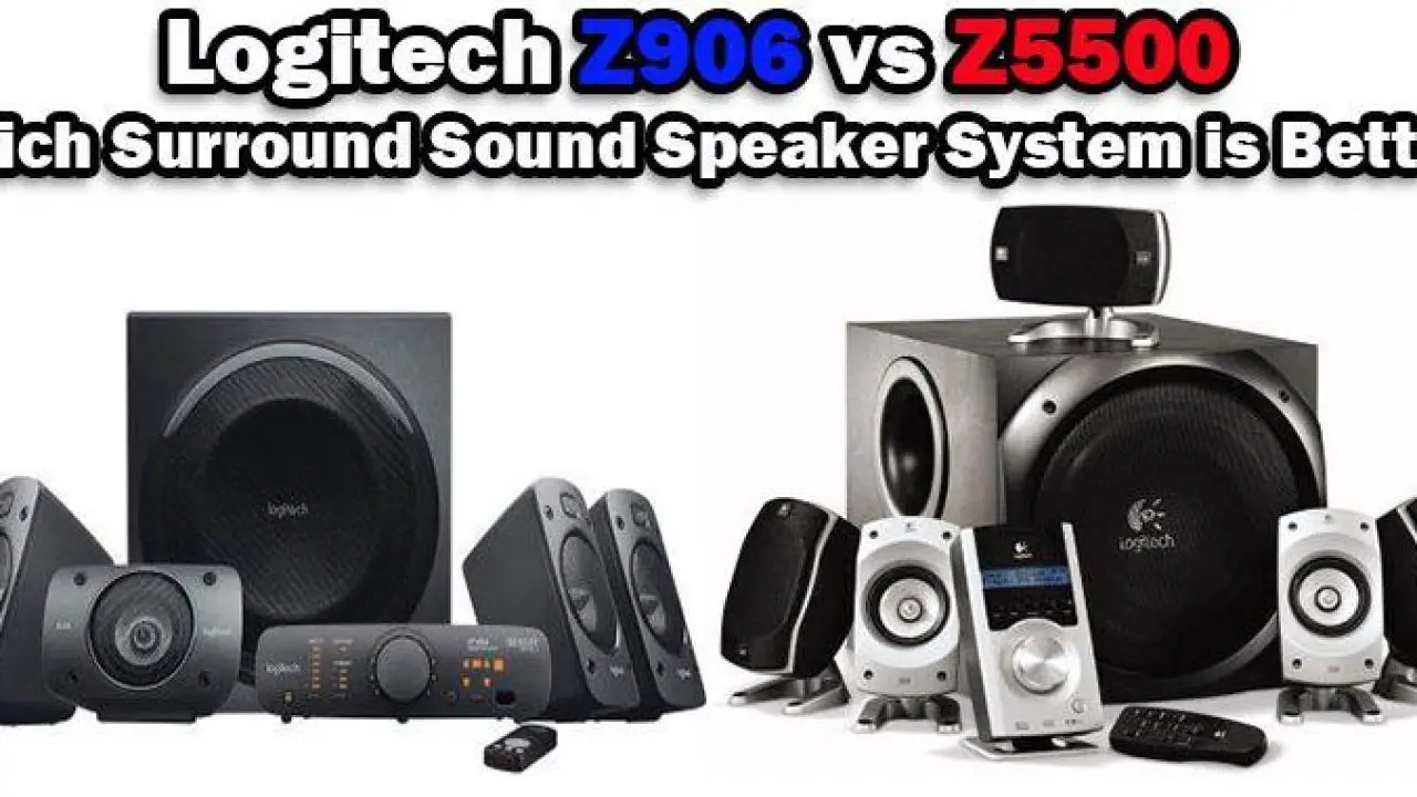Postimpressionisme økse Foranderlig Logitech Z906 vs Z5500: Which Surround Sound Speaker System is Better? –  Comparison Arena